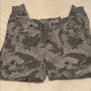 Camo and Star print Joggers